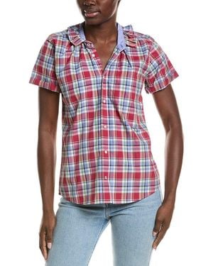 J.McLaughlin Quarantini Blouse - Red
