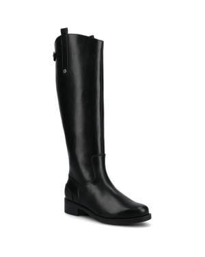 Journee Collection Journee Gema Medium And Wide Width Knee High Riding Boots - Black
