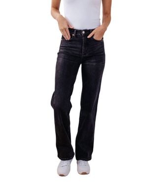 Judy Blue High Rise Control Top Straight Jeans - Blue