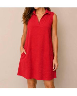 Pixi + Ivy Elle Polo Dress - Red