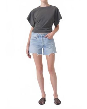 Agolde Parker Long Short - Blue