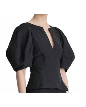 Apiece Apart Sculpted Bina Top - Black