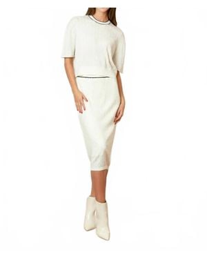 Jessie Liu Merino Sweater - Metallic