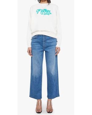 Mother Concert Crewneck Raglan Sweatshirt - Blue