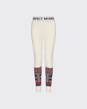 Perfect Moment Nordic Wool Leggings - White