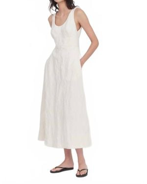 Partow Camden Midi Dress - White