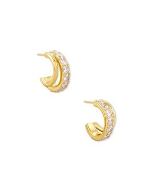Kendra Scott Livy Huggie Earrings - Metallic