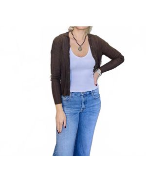 Crush Amarabreeze And Barrell Polo Cardigan - Blue