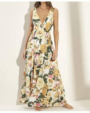 Maaji Spring Garden Eva Long Dress - Metallic