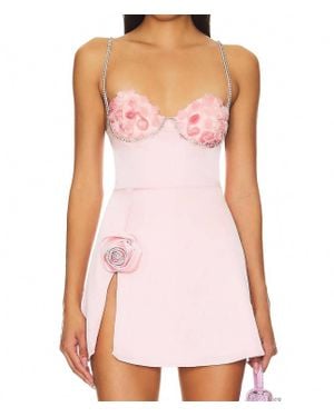 For Love & Lemons Skye Bodysuit - Pink