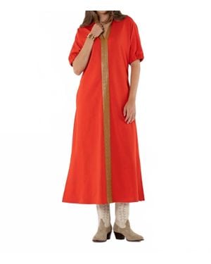Emily Mccarthy Poppy Maxi Dress - Red