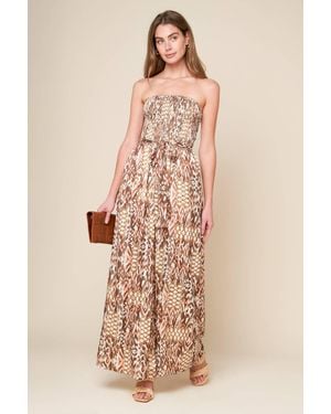 TRUEDAMES Epitome Of Allure Woven Jumpsuit - Natural