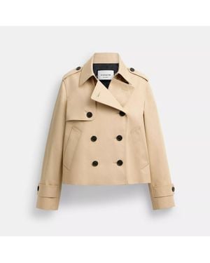 COACH Short Trench - Natural