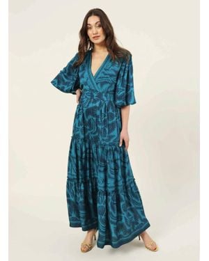Omika Sloan Maxi Dress - Blue