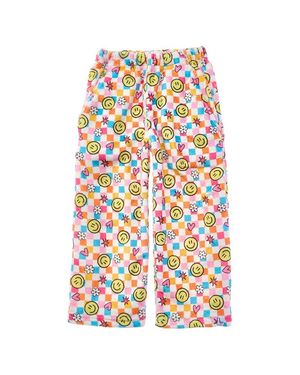 PREPPY GOOSE Preppygoose Retro Smiley Lounge Pant - White
