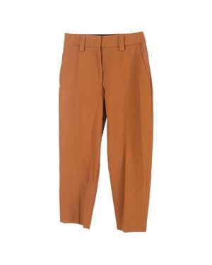 Acne Studios High-Rise Tailored Pants - Brown