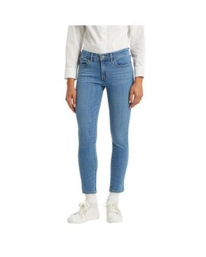 Levi's 711 Skinny Jeans New Sheriff Denim Stretch Mid Rise Pall541 - Blue