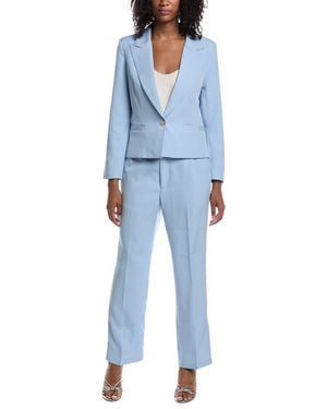 Pascale La Mode 2Pc Suit - Blue