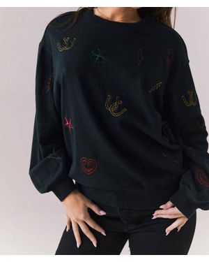Chaser Brand Allover Icons Top - Black