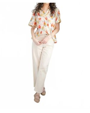 Umgee Bloom & Breeze Blouse - White