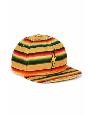 Aviator Nation Vintage Bolt Twill Low-Rise Tulum Trucker Hat - Yellow