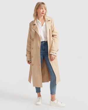 Belle & Bloom Empirical Trench Coat - White