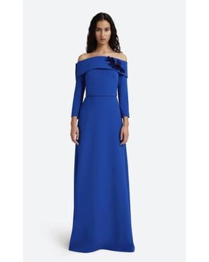 Safiyaa Lunelle Long Dress - Blue