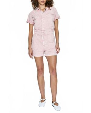 Pistola Campbell Aviator Romper - Pink