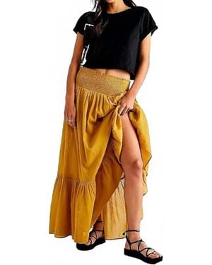Free People Follow Rivers Convertible Skirt - Orange