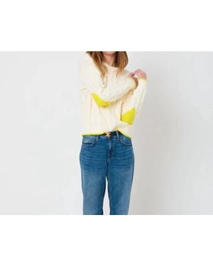 Kerri Rosenthal Maxwell Cable Sweater - Black