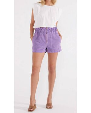 eTica Milena Paperboy Short - Purple