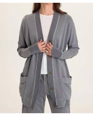 XCVI Trude Throw-On Cardigan - Gray