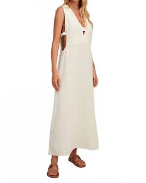 Pearl & Caviar Iraklia Maxi Dress - Natural