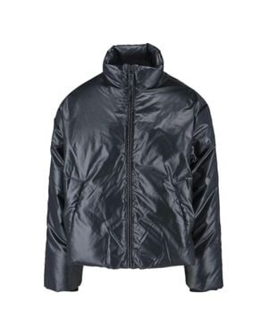 BERNER KUHL Structured Minimalist Jacket With Front Zipper Closure - Blue