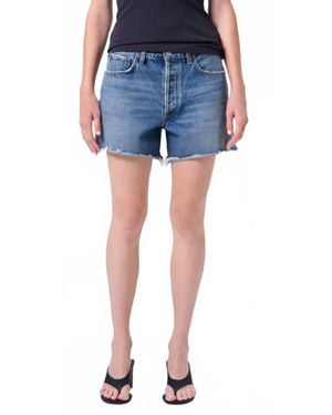 Agolde Nye Shorts - Blue