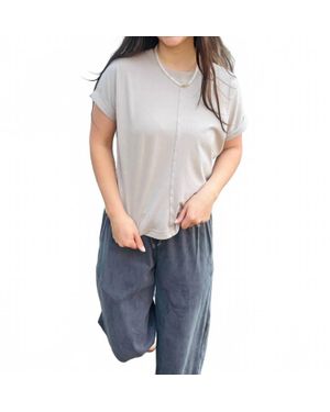 DUER Pure Pima Dolman Tee - Blue