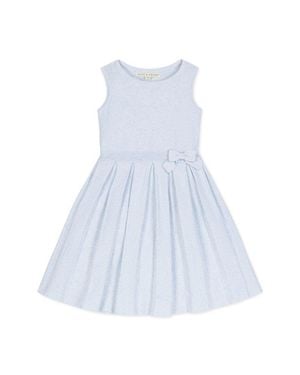 Hope & Henry Pleated Sweaterdress - Blue