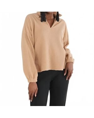 Emily Mccarthy Poppy Pop-Over Top - Black
