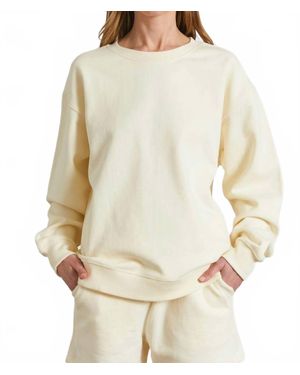ALMINA CONCEPT The Boyfriend Sweatshirt - Natural