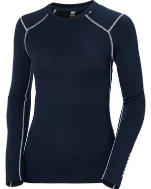 Helly Hansen Lifa Merino Midweight Crew Top - Blue