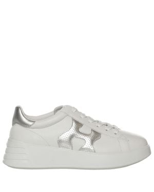 Hogan Rebel Leather Sneakers - White