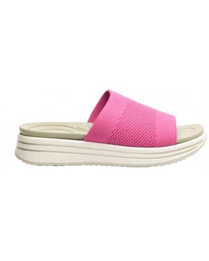 Remonte Knit Slide Sandal - Black