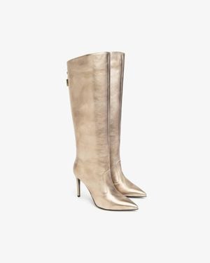 Nero Giardini Lunare Torba Tall High Heeled Boot - White