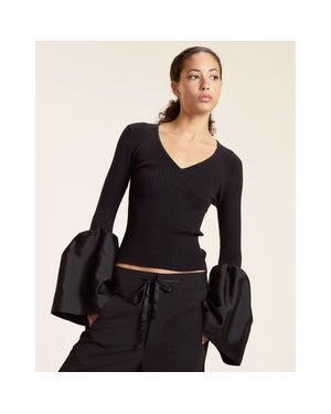 Cynthia Rowley Fiona Top - Black