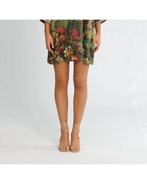 Johnny Was Parrot Gweneth Tunic Dress - Green