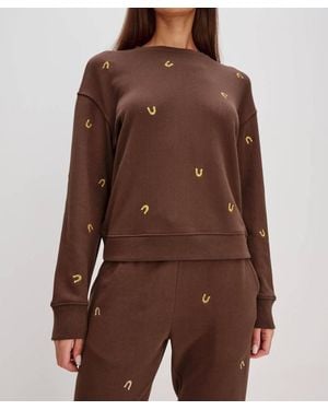 Rails Ramona Long Sleeve Sweatshirt - Brown
