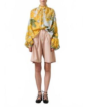 Thierry Colson Slava Cotton Blouse - Yellow