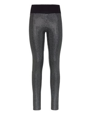 Philipp Plein Jogging Leggings Crystal - Gray
