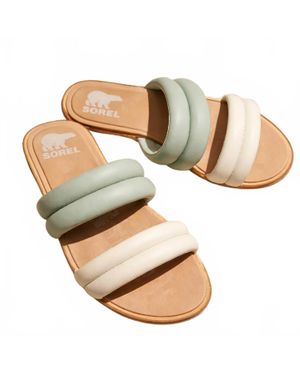 Sorel Ella Ii Puff Slide - Metallic