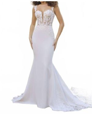 CASABLANCA Odette Wedding Gown - White